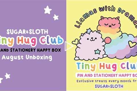 Tiny Hug Club Stationery & Pin Subscription Box unboxing – Llamas with Dramas!