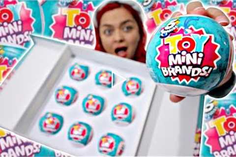 FIRST LOOK! Unboxing TOY MINI BRANDS *REAL MINI TOYS INSIDE*