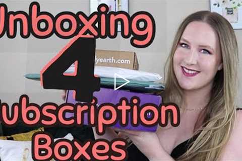 Subscription Box Haul | Unboxing 4 Subscription Boxes