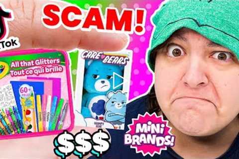 This is BAD! Unboxing Tiktok Mini Brands Toys Mystery Boxes