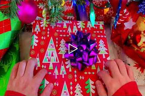 ASMR Unboxing - Christmas Gift Unwrapping -  Cheap Gift Ideas for Men and Women - Secret Santa Gift
