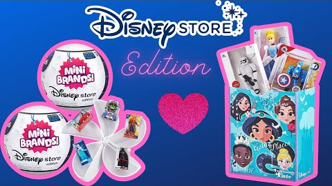 Opening a Disney Store Mini Brands!!! Blind Bag Opening, Surprise Toys, Mystery Box!!!
