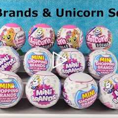 5 Surprise Mini Brands & Unicorn Squad Blind Bag Toy Unboxing Review | PSToyReviews