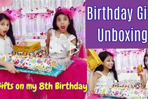 Birthday gifts unboxing | Birthday gifts ideas for girl | Birthday morning present opening | Ojasyaa