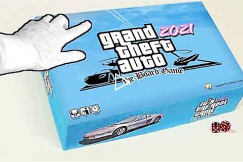 Grand Theft Auto Board Game 2021 Collector's Edition Unboxing V / ASMR