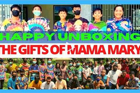 UNBOXING THE GIFT II MAMA MARY'S GIFTS TO THE YOUNG PEOPLE III HAPPY BIRTHDAY MAMA MARY