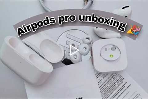 Unboxing airpods pro and review sound quality🔥usa edition #trending #airpodspro