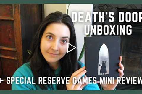 Death's Door Nintendo Switch Unboxing + Special Reserve Games Mini Review