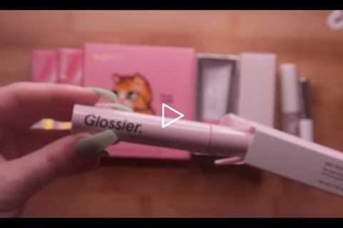 Pop Rocks Whispers ASMR Sugarpill & Glossier Makeup Unboxing (First Impressions)