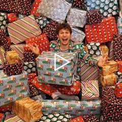 Opening 100 Mystery Christmas Presents! $10,000 is hidden in 1