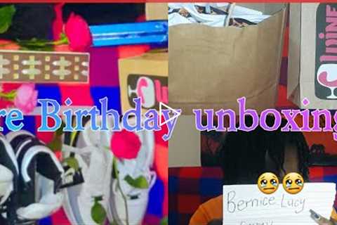 Unboxing my birthday gifts.I can't believe she got me this😂😂❤💕#mustwatch