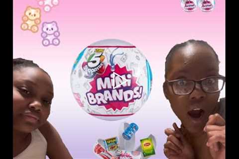 Unboxing Mini Brands! FIRST YOUTUBE VIDEO