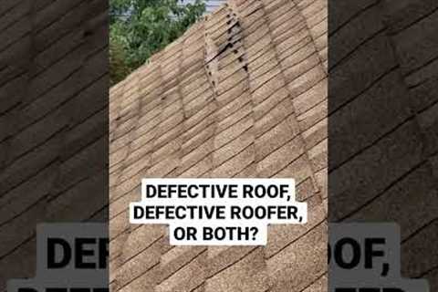 Huge roofing fail! 🤦‍♂️ #shorts #roof #roofer #roofing #roofershelper #fail #hack #diy