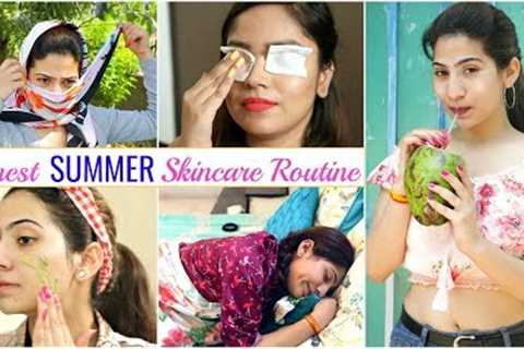 Honest SUMMER Skincare Routine - Day to Night Routine  | #Beauty #Hacks #Comedy#Anaysa