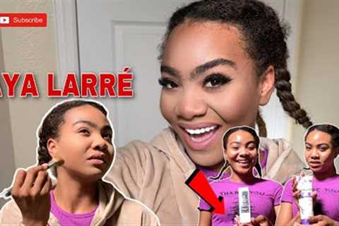 TAYA LARRÉ NEW AND IMPROVED MAKEUP ROUTINE + Skin Care Vlog