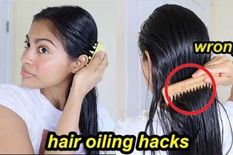 HAIR OILING MISTAKES THAT WILL RUIN YOUR HAIR! | How to properly oil hair for hair growth