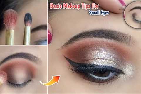 Try These!! Easy tips for Hooded/Droopy Eyes || Basic makeup Tips For Small/Hooded Eyes by Asma Khan