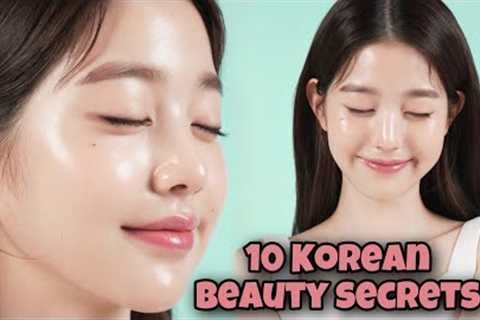💖10 KOREAN BEAUTY SECRETS you should know to have a PERFECT SKIN 😱