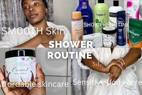 SH0WER ROUTINE 2022 feminine hygiene Affordable Body care products |Morning skincare,self care tips