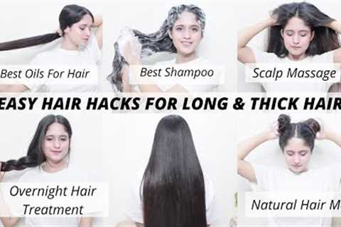 11 Everyday Haircare Hacks For Long ,Thick & Beautiful Hair | Anukriti Lamaniya.