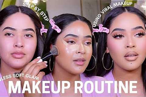 *UPDATED* 2023 MAKEUP ROUTINE using NEW VIRAL MAKEUP + TECHNIQUES | SOFT GLAM Makeup for BEGINNERS