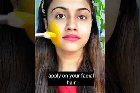 How To Remove Facial Hair at home remedy #shorts #youtubeshorts #trending #short #priyacreations