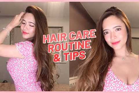 My Secret Hair Care Routine + Tips - Long and Colored Hair | Bangs Garcia-Birchmore