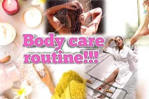 My Body Care Routine || Body Acne, Dark Spots & Dryness || Body Scrub, Mask & Moisturiser..