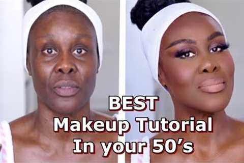 50 AND FABULOUS ✨ | THE ULTIMATE SECRET MAKEUP TIPS FOR MATURE SKIN, HOODED EYES & BARE..