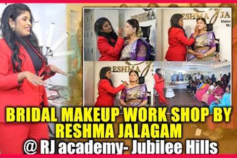 Celebrity makeup artist Reshma Jalagam conduct session on Bridal Makeup Techniques | Ample Reach PR