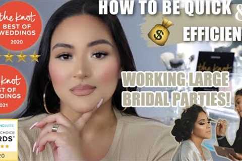 Bridal Makeup Artist 15 Tips To Work Quickly and Efficiently Large Bridal Parties!