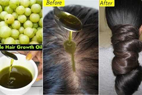 I Apply👆🏼This Oil on Hair Thinning Daily-Hair Growth got doubled in 1 Month-Stop Hair Loss&..