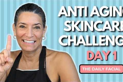 Anti Aging Skincare Challenge 2024, Day 1: The Perfect Daily Facial! | Peaches Skin Care