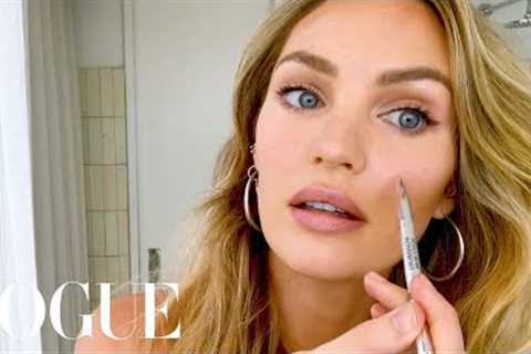 Candice Swanepoel''s 10-Minute Guide to Fake Natural Makeup and Faux Freckles | Beauty Secrets