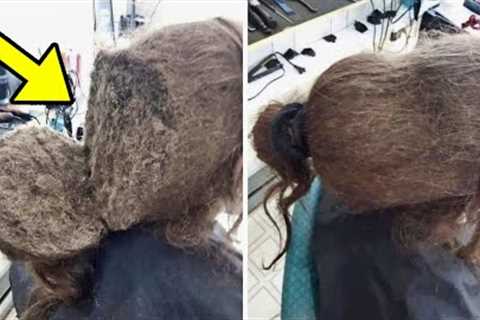 Girl Refuses to Comb Her Hair, Then the Hairdresser Discovers the Heartbreaking Reason