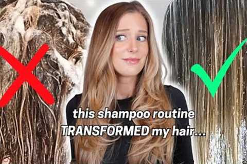 The Shampoo Routine that TRANSFORMED my Hair! How to Shampoo like a Pro for Scalp + Hair Health