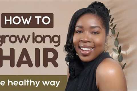 2024 Relaxed Hair Care Routine: For Long, Healthy Hair | DenaJ