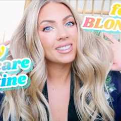 BLONDE Hair Care Routine | How I Keep My Blonde Hair HEALTHY!