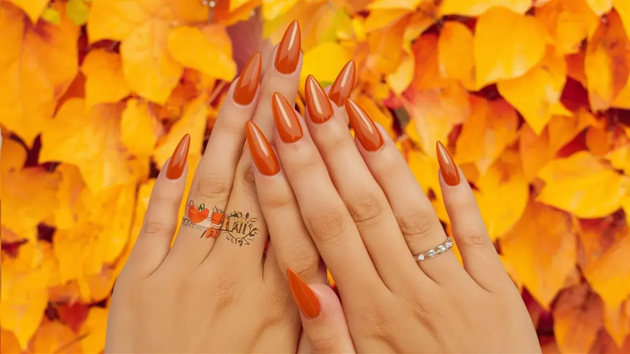 Orange Fall Nails: Trendy, Bold, & Classy Ideas for 2024 - Gloss and Vibes